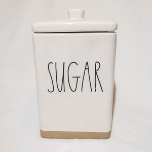 New Rae Dunn Sugar Jar - Square Base Canister